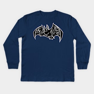 Night Bat Kids Long Sleeve T-Shirt